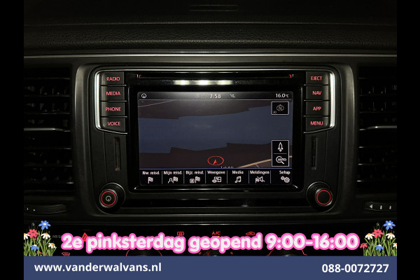 Volkswagen Transporter 2.0 TDI 150pk Automaat L2H1 Dubbele Cabine Euro6 Airco | 5-Zits | 2x zijdeur | LED | Navigatie Apple Carplay, Android Auto, Cruisecontrol, LM Velgen, Verwarmde voorruit, 2500kg Trekhaak, Parkeersensoren
