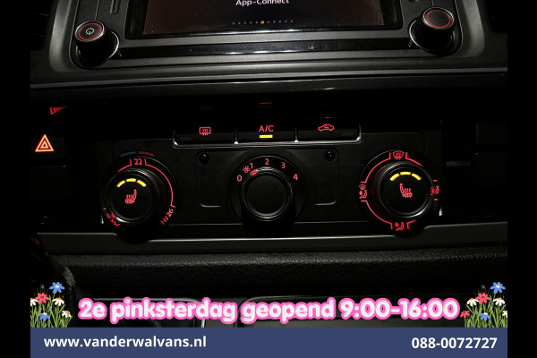 Volkswagen Transporter 2.0 TDI 150pk Automaat L2H1 Dubbele Cabine Euro6 Airco | 5-Zits | 2x zijdeur | LED | Navigatie Apple Carplay, Android Auto, Cruisecontrol, LM Velgen, Verwarmde voorruit, 2500kg Trekhaak, Parkeersensoren