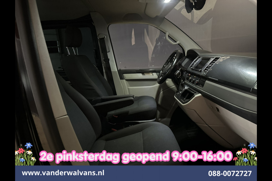 Volkswagen Transporter 2.0 TDI 150pk Automaat L2H1 Dubbele Cabine Euro6 Airco | 5-Zits | 2x zijdeur | LED | Navigatie Apple Carplay, Android Auto, Cruisecontrol, LM Velgen, Verwarmde voorruit, 2500kg Trekhaak, Parkeersensoren