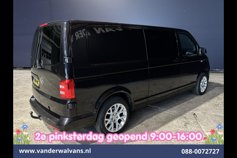 Volkswagen Transporter 2.0 TDI 150pk Automaat L2H1 Dubbele Cabine Euro6 Airco | 5-Zits | 2x zijdeur | LED | Navigatie Apple Carplay, Android Auto, Cruisecontrol, LM Velgen, Verwarmde voorruit, 2500kg Trekhaak, Parkeersensoren