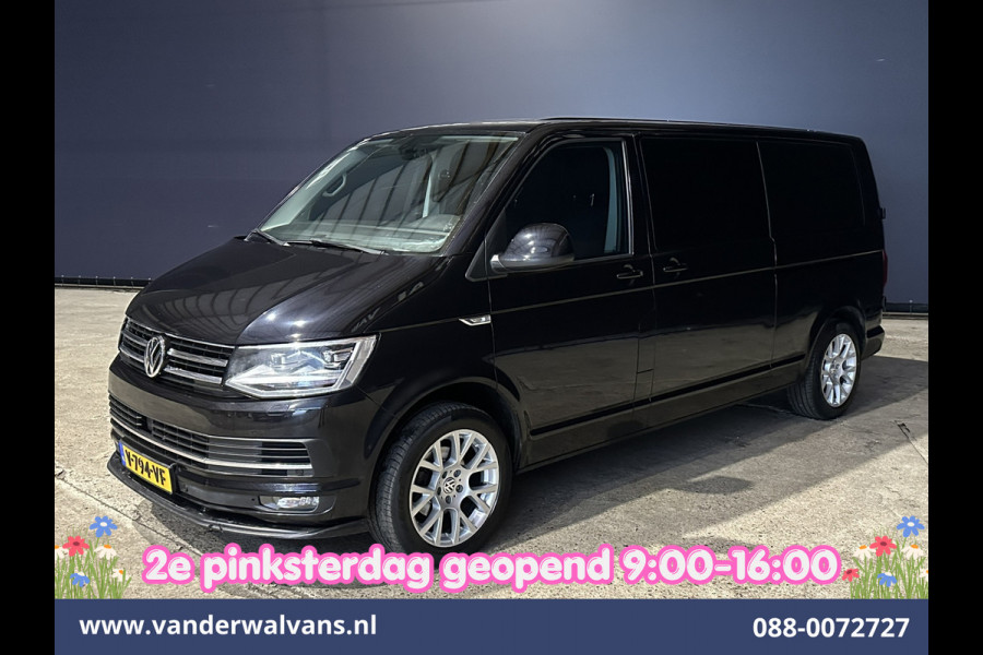 Volkswagen Transporter 2.0 TDI 150pk Automaat L2H1 Dubbele Cabine Euro6 Airco | 5-Zits | 2x zijdeur | LED | Navigatie Apple Carplay, Android Auto, Cruisecontrol, LM Velgen, Verwarmde voorruit, 2500kg Trekhaak, Parkeersensoren