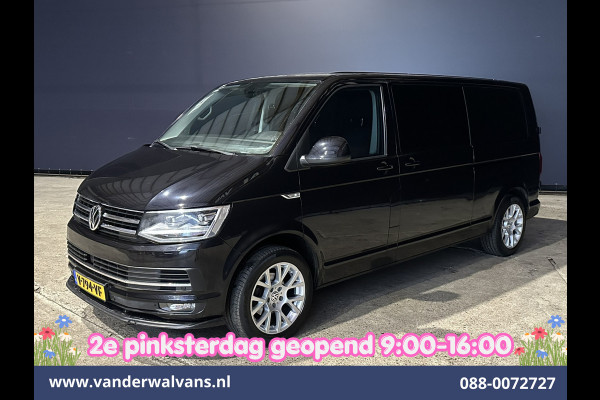 Volkswagen Transporter 2.0 TDI 150pk Automaat L2H1 Dubbele Cabine Euro6 Airco | 5-Zits | 2x zijdeur | LED | Navigatie Apple Carplay, Android Auto, Cruisecontrol, LM Velgen, Verwarmde voorruit, 2500kg Trekhaak, Parkeersensoren