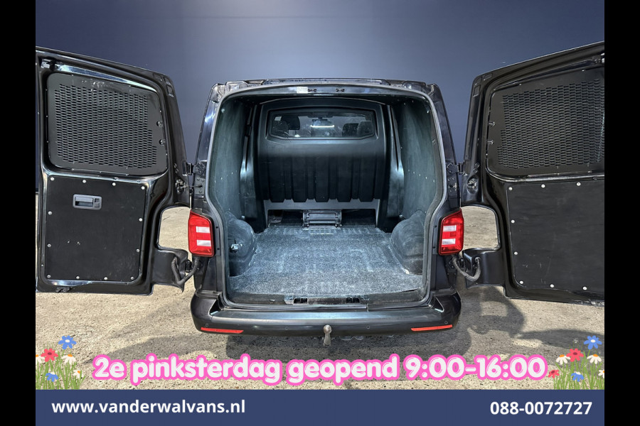 Volkswagen Transporter 2.0 TDI 150pk Automaat L2H1 Dubbele Cabine Euro6 Airco | 5-Zits | 2x zijdeur | LED | Navigatie Apple Carplay, Android Auto, Cruisecontrol, LM Velgen, Verwarmde voorruit, 2500kg Trekhaak, Parkeersensoren