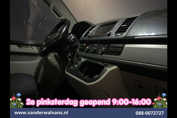 Volkswagen Transporter 2.0 TDI 150pk Automaat L2H1 Dubbele Cabine Euro6 Airco | 5-Zits | 2x zijdeur | LED | Navigatie Apple Carplay, Android Auto, Cruisecontrol, LM Velgen, Verwarmde voorruit, 2500kg Trekhaak, Parkeersensoren