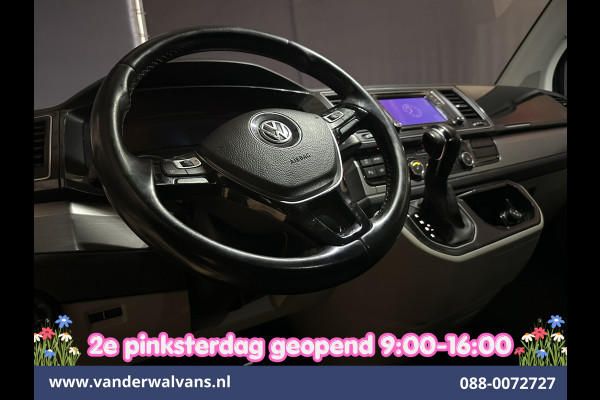 Volkswagen Transporter 2.0 TDI 150pk Automaat L2H1 Dubbele Cabine Euro6 Airco | 5-Zits | 2x zijdeur | LED | Navigatie Apple Carplay, Android Auto, Cruisecontrol, LM Velgen, Verwarmde voorruit, 2500kg Trekhaak, Parkeersensoren