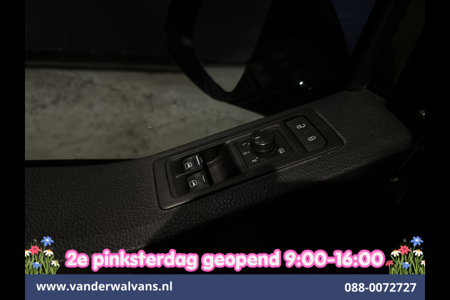 Volkswagen Transporter 2.0 TDI 150pk Automaat L2H1 Dubbele Cabine Euro6 Airco | 5-Zits | 2x zijdeur | LED | Navigatie Apple Carplay, Android Auto, Cruisecontrol, LM Velgen, Verwarmde voorruit, 2500kg Trekhaak, Parkeersensoren