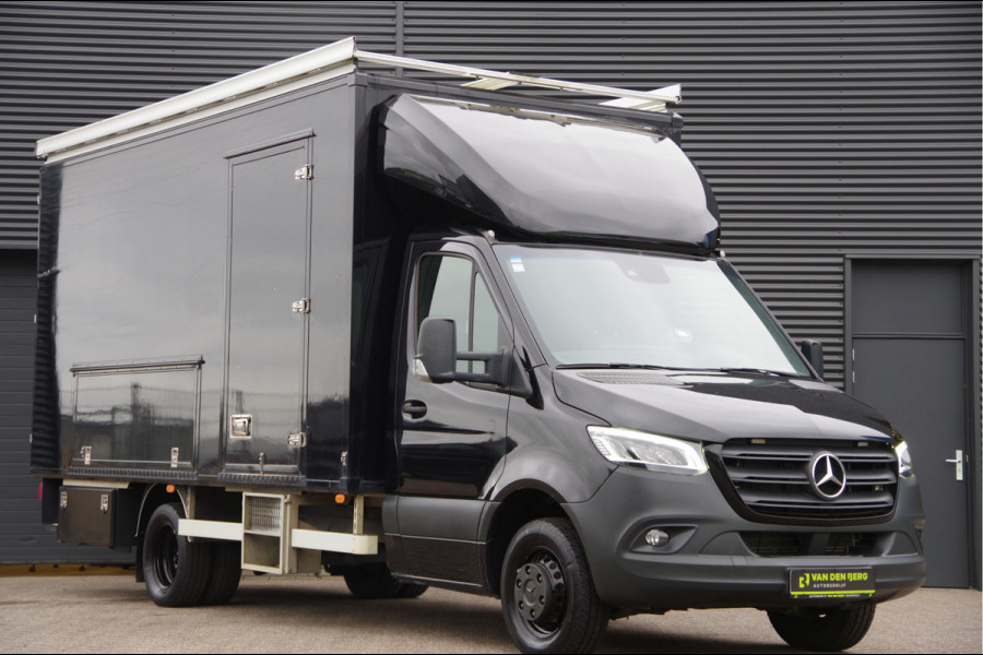 Mercedes-Benz Sprinter 519 3.0 CDI V6 BAKWAGEN, AUT. LED, CAMERA, MBUX10'', GEVEERDE STOEL, LEDER, NAVI, CLIMA, STOELVERWARMING, ZIJDEUR