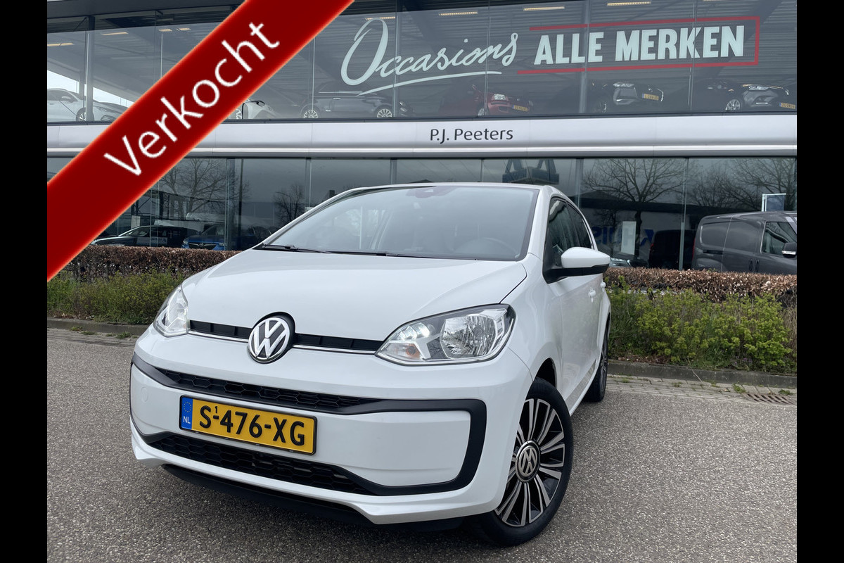 Volkswagen up! 1.0 Airco - Licht metalen velgen 16 inch - Elektrische ramen - Led verlichting - Bluetooth - Radio - Start/stop systeem - Centrale vergrendeling met afstandsbediening
