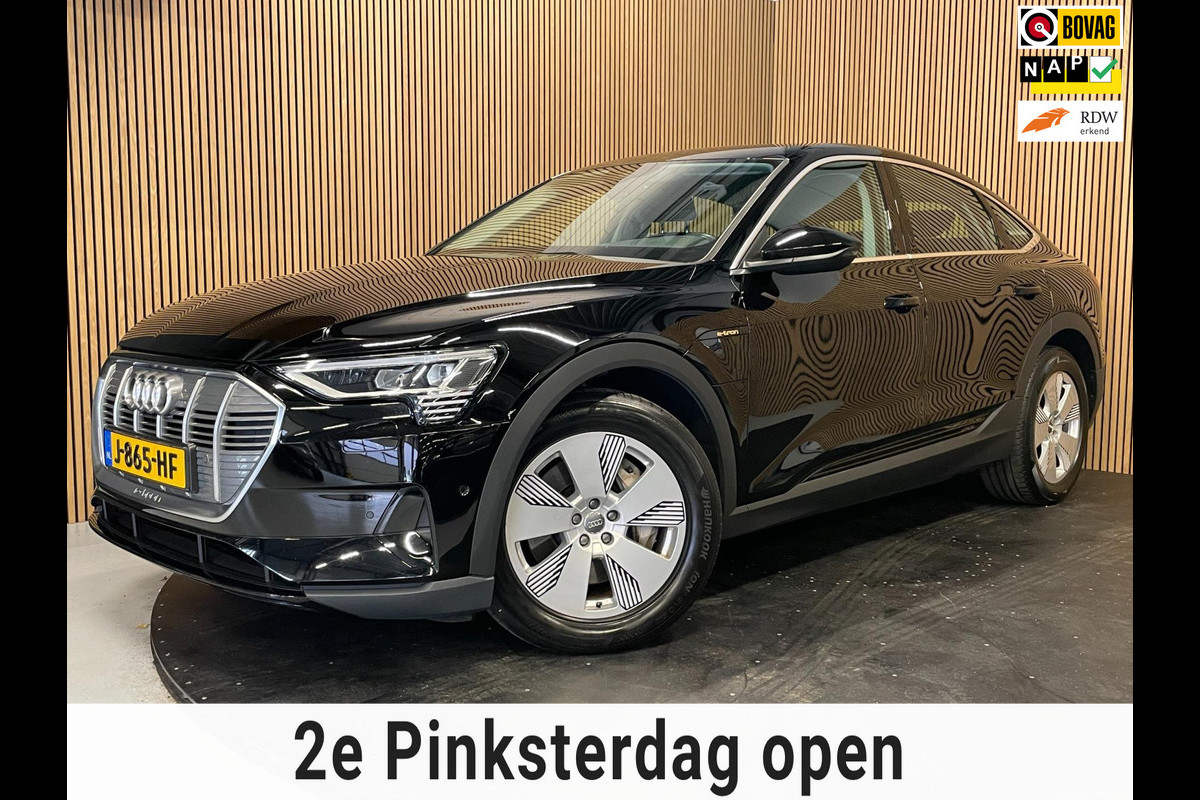 Audi e-tron Sportback 50 Quattro Edition 71 kWh|100% SOH|313PK|NAVI|ELEK. KLEP|CLIMATE, CRUISE CONTROL|NL-AUTO|1e EIG.|INCL. BTW|