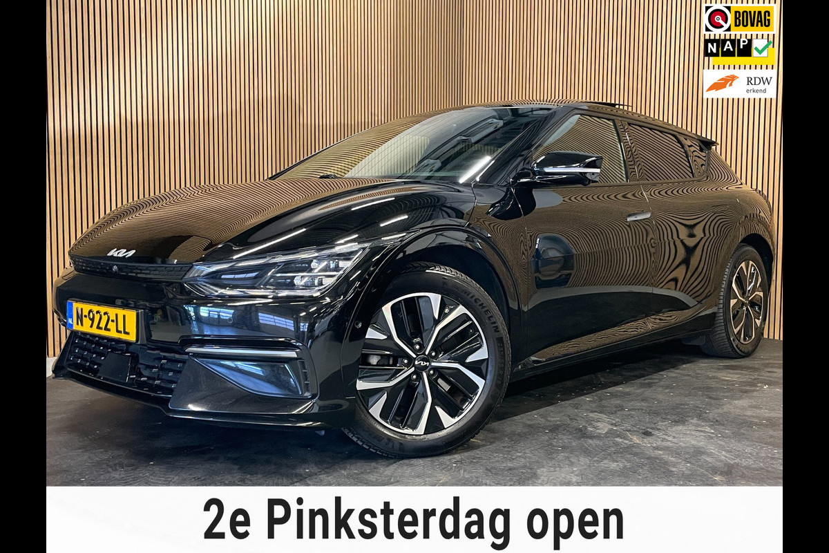 Kia Ev6 GT-Line 77.4 kWh|100% SOH|FULL OPTION|AFN. TREKHAAK|PANO|STOELVERW+VENT|STUURVERW.|360+3D CAMERA|CARPLAY|INCL.BTW|1e EIG.|