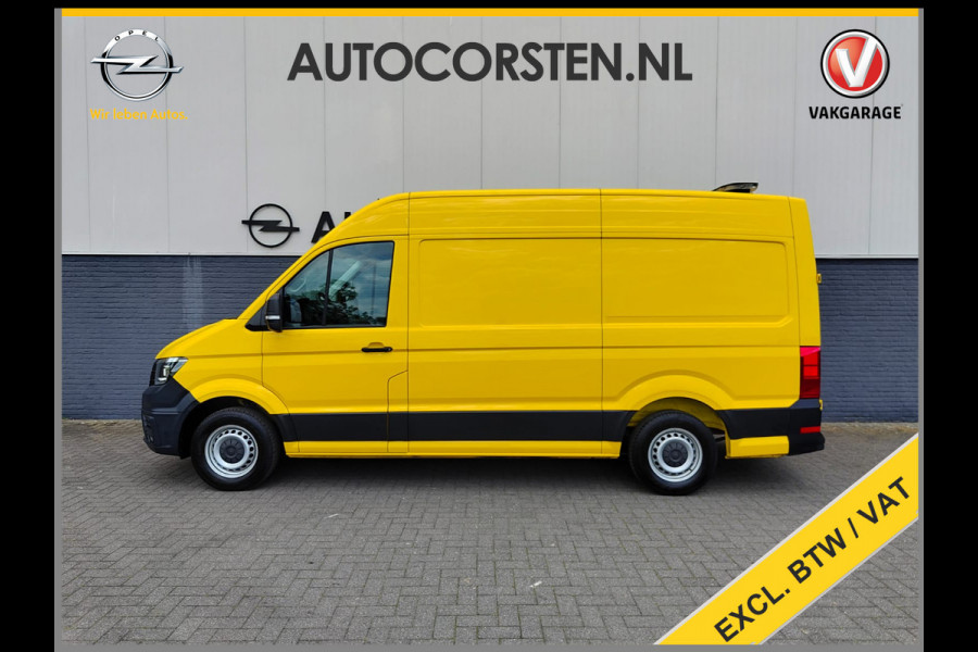 Volkswagen Crafter 35 2.0 TDI L3H3 Highline Airco Trekhaak Comfort Plus bestuurdersstoel Cruise Control Camera Pdc Bluetooth Voorruitverwarming Inbouwkasten Omvormer Signaleringsverlichting Betonplex Vloer Wandbetimmering Licht- en regensensor 3.000KG Trekgewicht 1e Eigenaar Origineel Nederlandse Bus
