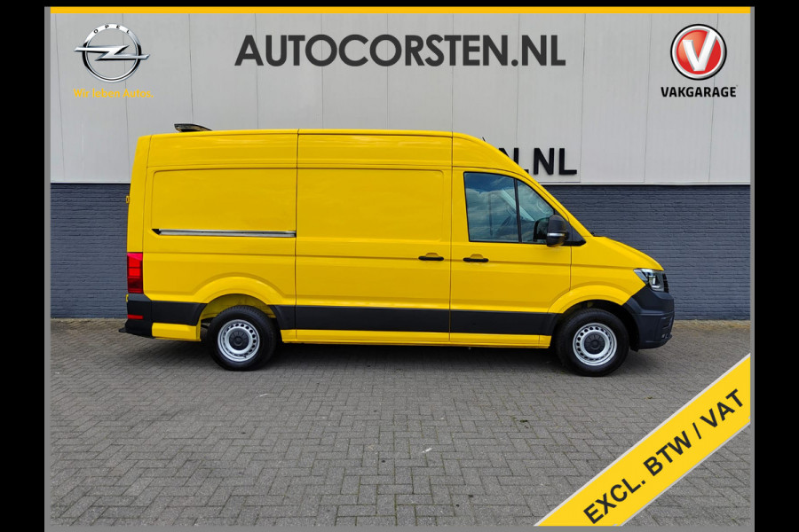 Volkswagen Crafter 35 2.0 TDI L3H3 Highline Airco Trekhaak Comfort Plus bestuurdersstoel Cruise Control Camera Pdc Bluetooth Voorruitverwarming Inbouwkasten Omvormer Signaleringsverlichting Betonplex Vloer Wandbetimmering Licht- en regensensor 3.000KG Trekgewicht 1e Eigenaar Origineel Nederlandse Bus