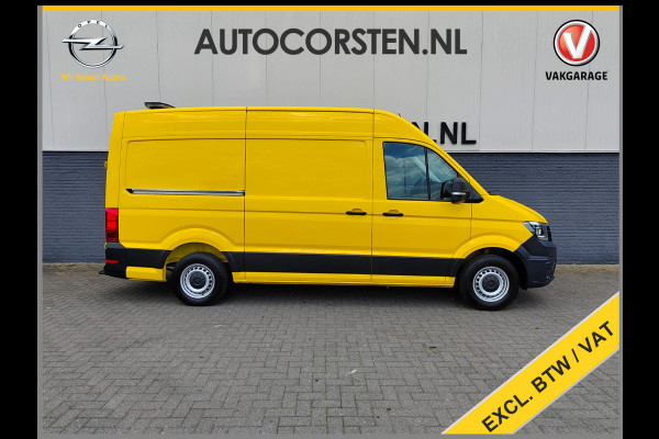 Volkswagen Crafter 35 2.0 TDI L3H3 Highline Airco Trekhaak Comfort Plus bestuurdersstoel Cruise Control Camera Pdc Bluetooth Voorruitverwarming Inbouwkasten Omvormer Signaleringsverlichting Betonplex Vloer Wandbetimmering Licht- en regensensor 3.000KG Trekgewicht 1e Eigenaar Origineel Nederlandse Bus