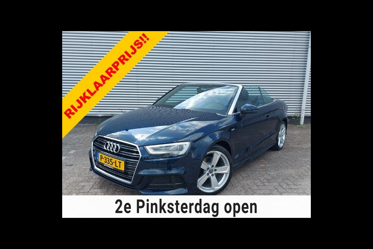 Audi A3 Cabriolet 35 TFSI CoD Sport S Line Edition Automaat, airco,cruisecontrol,navigatie,achteruitrij camera,parkeersensoren,