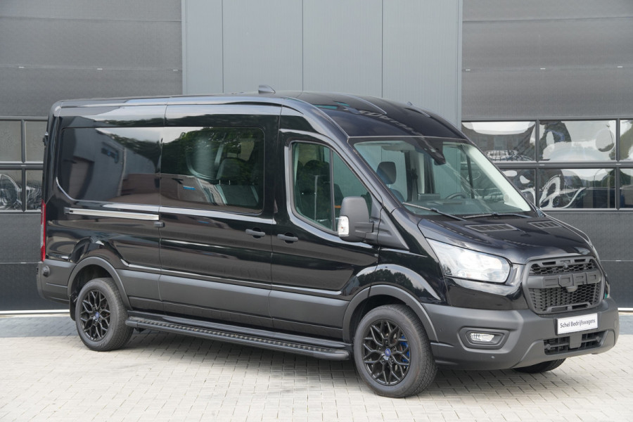 Ford Transit 350 2.0 TDCI L3H2 Trend 130pk DC 7 zits - Navi - Stoelverwarming - Raptor - Cruise - Trekhaak - PDC - Rijklaar