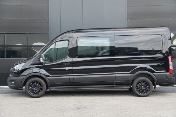 Ford Transit 350 2.0 TDCI L3H2 Trend 130pk DC 7 zits - Navi - Stoelverwarming - Raptor - Cruise - Trekhaak - PDC - Rijklaar