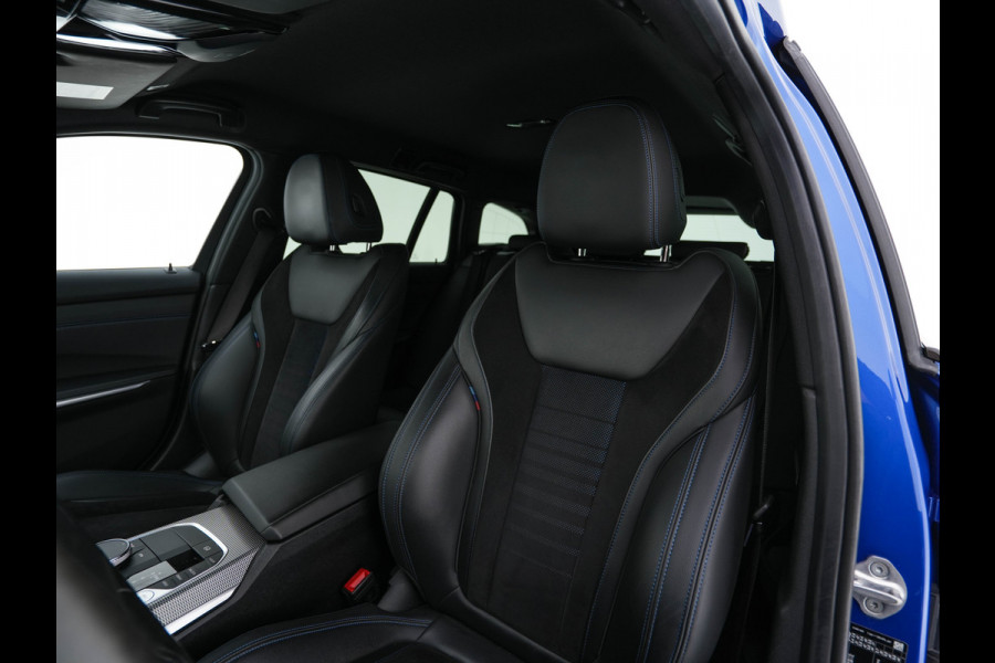 BMW 3 Serie Touring 330e High Executive M-Sportpack (Plug-in) Aut. *LEATHER-MICROFIBRE | FULL-LED | DIGI-COCKPIT | HEATED-SPORTSEATS | CAMERA | CARPLAY | SHIFT-PADDLES | NAVI-FULLMAP | PRIVACY-GLASS | ECC | PDC | CRUISE | TOWBAR | 18''ALU*