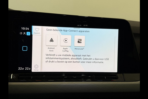 Volkswagen Golf 1.0 TSI 110pk Life Lounge Apple Carplay Android Auto Parkeersensoren Cruise Control DAB Climate Control LED Koplampen Bluetooth Lichtmetalen Velgen