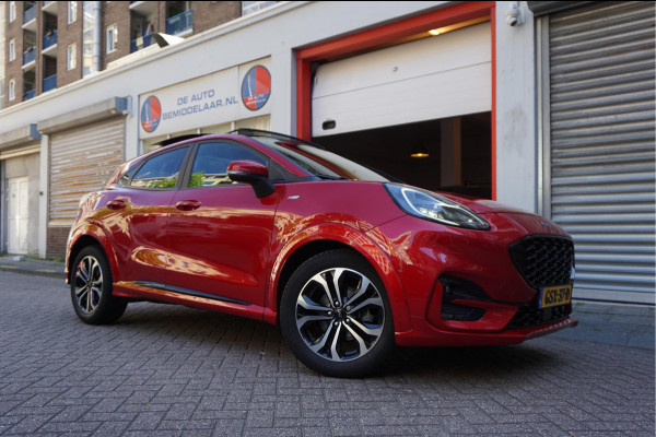 Ford Puma 1.0 EcoBoost Hybrid ST-Line X | PANO | LEER | Adaptive + Lane + BLIS | B&O | Stuur + Stoelverwarming | 3/2026 dealerbeurt gehad