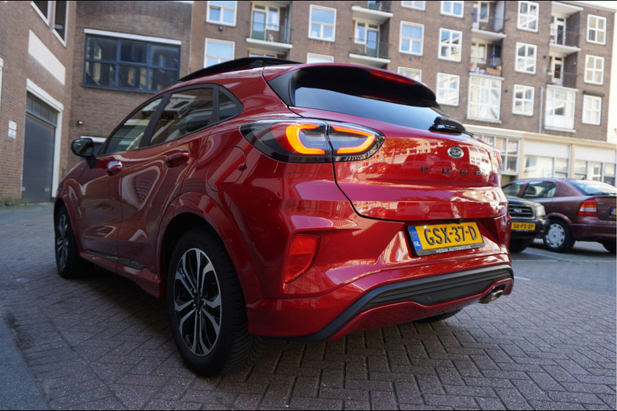 Ford Puma 1.0 EcoBoost Hybrid ST-Line X | PANO | LEER | Adaptive + Lane + BLIS | B&O | Stuur + Stoelverwarming | 3/2026 dealerbeurt gehad