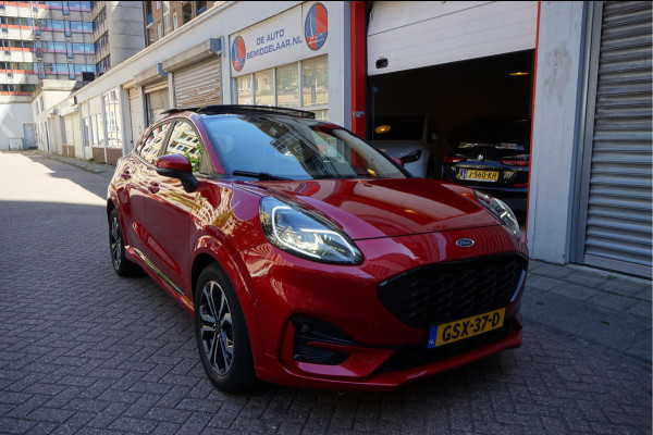 Ford Puma 1.0 EcoBoost Hybrid ST-Line X | PANO | LEER | Adaptive + Lane + BLIS | B&O | Stuur + Stoelverwarming | 3/2026 dealerbeurt gehad
