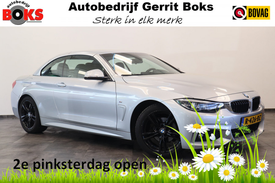BMW 4 Serie Cabrio 420i High Executive Cruise/Climate M Sport !! 2e Pinksterdag geopend van 12:00 tot 17:00u !!