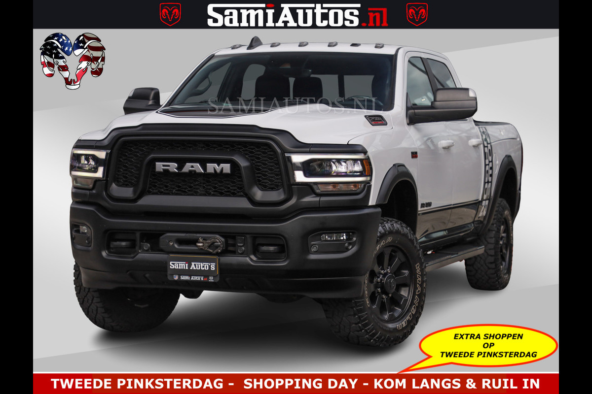 Dodge Ram 2500 POWER WAGON | 6 PERSOONS | 6.4 V8 4X4 | ADAPTIVE | FULL LED | TREK LIER | OPEN DAK | 6.4F BAK | 3500KG | CAMERA V+A | SPER DIFF | TWO TONE UITVOERING | ALARM | VOLLE UITVOERING |