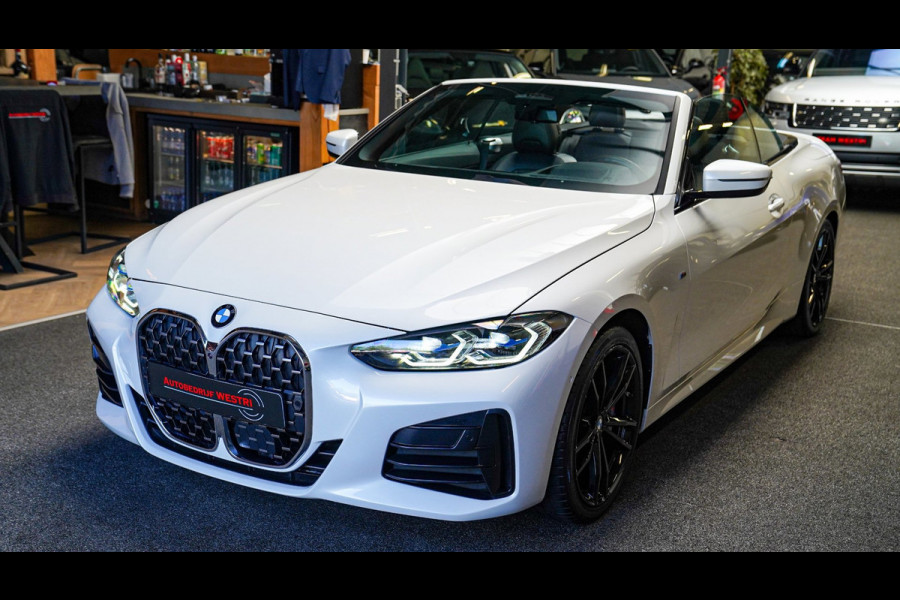 BMW 4 Serie Cabrio M440i xDrive High Executive | Laser LED | Driving Assistant Professional | Luxe Leder | Stoelkoeling | HuD