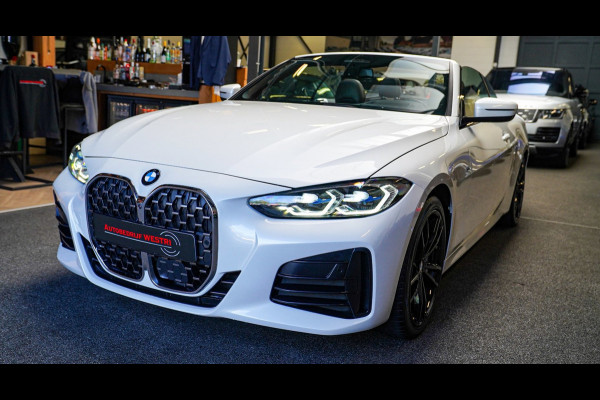 BMW 4 Serie Cabrio M440i xDrive High Executive | Laser LED | Driving Assistant Professional | Luxe Leder | Stoelkoeling | HuD