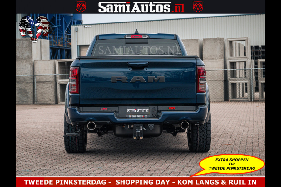 Dodge Ram SPORT | 5.7 V8 4x4 HEMI | PANORAMA DAK | GROOTSCHERM 12 INCH | LPG | Patriot Blue CREW CAB | DUBBELE CABINE | 5 PERSOONS | DC | VOORRAAD NR 2555 - 3325
