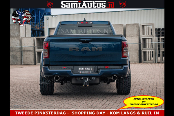 Dodge Ram SPORT | 5.7 V8 4x4 HEMI | PANORAMA DAK | GROOTSCHERM 12 INCH | LPG | Patriot Blue CREW CAB | DUBBELE CABINE | 5 PERSOONS | DC | VOORRAAD NR 2555 - 3325