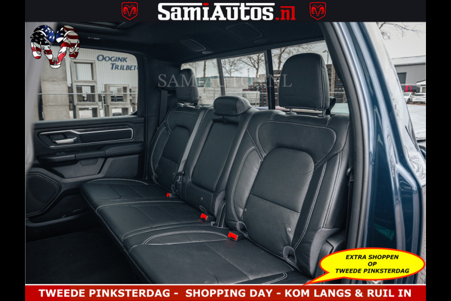 Dodge Ram SPORT | 5.7 V8 4x4 HEMI | PANORAMA DAK | GROOTSCHERM 12 INCH | LPG | Patriot Blue CREW CAB | DUBBELE CABINE | 5 PERSOONS | DC | VOORRAAD NR 2555 - 3325