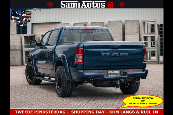 Dodge Ram SPORT | 5.7 V8 4x4 HEMI | PANORAMA DAK | GROOTSCHERM 12 INCH | LPG | Patriot Blue CREW CAB | DUBBELE CABINE | 5 PERSOONS | DC | VOORRAAD NR 2555 - 3325