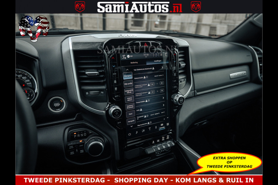 Dodge Ram SPORT | 5.7 V8 4x4 HEMI | PANORAMA DAK | GROOTSCHERM 12 INCH | LPG | Patriot Blue CREW CAB | DUBBELE CABINE | 5 PERSOONS | DC | VOORRAAD NR 2555 - 3325