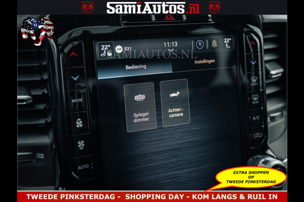 Dodge Ram SPORT | 5.7 V8 4x4 HEMI | PANORAMA DAK | GROOTSCHERM 12 INCH | LPG | Patriot Blue CREW CAB | DUBBELE CABINE | 5 PERSOONS | DC | VOORRAAD NR 2555 - 3325