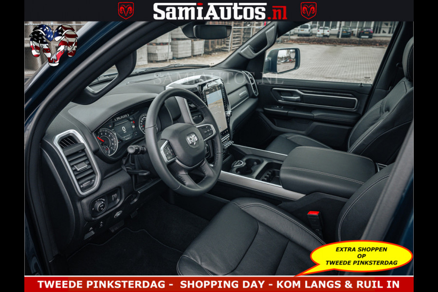Dodge Ram SPORT | 5.7 V8 4x4 HEMI | PANORAMA DAK | GROOTSCHERM 12 INCH | LPG | Patriot Blue CREW CAB | DUBBELE CABINE | 5 PERSOONS | DC | VOORRAAD NR 2555 - 3325