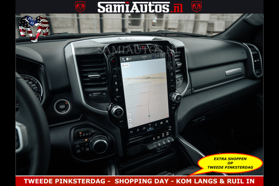 Dodge Ram SPORT | 5.7 V8 4x4 HEMI | PANORAMA DAK | GROOTSCHERM 12 INCH | LPG | Patriot Blue CREW CAB | DUBBELE CABINE | 5 PERSOONS | DC | VOORRAAD NR 2555 - 3325