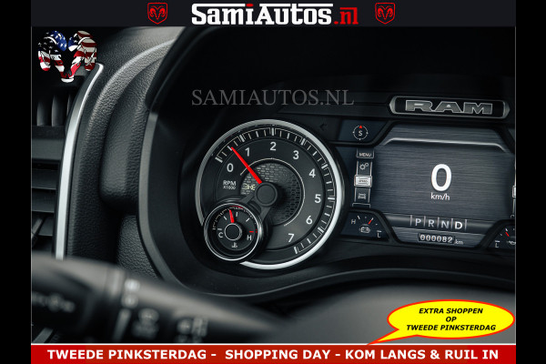 Dodge Ram SPORT | 5.7 V8 4x4 HEMI | PANORAMA DAK | GROOTSCHERM 12 INCH | LPG | Patriot Blue CREW CAB | DUBBELE CABINE | 5 PERSOONS | DC | VOORRAAD NR 2555 - 3325
