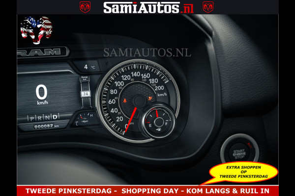 Dodge Ram SPORT | 5.7 V8 4x4 HEMI | PANORAMA DAK | GROOTSCHERM 12 INCH | LPG | Patriot Blue CREW CAB | DUBBELE CABINE | 5 PERSOONS | DC | VOORRAAD NR 2555 - 3325