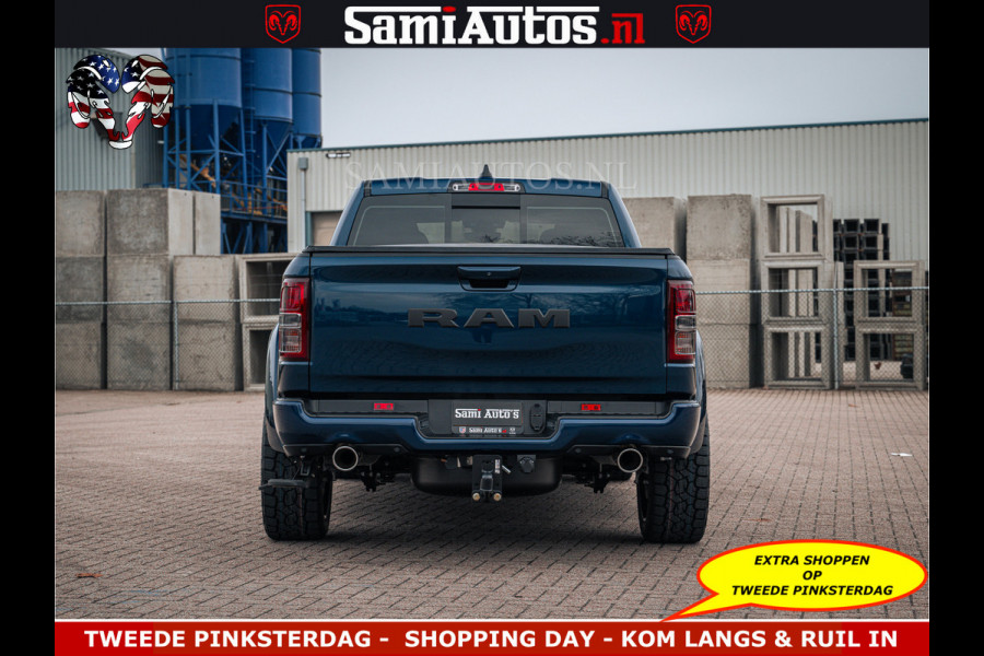 Dodge Ram SPORT | 5.7 V8 4x4 HEMI | PANORAMA DAK | GROOTSCHERM 12 INCH | LPG | Patriot Blue CREW CAB | DUBBELE CABINE | 5 PERSOONS | DC | VOORRAAD NR 2555 - 3325