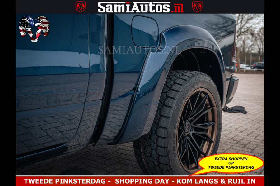 Dodge Ram SPORT | 5.7 V8 4x4 HEMI | PANORAMA DAK | GROOTSCHERM 12 INCH | LPG | Patriot Blue CREW CAB | DUBBELE CABINE | 5 PERSOONS | DC | VOORRAAD NR 2555 - 3325