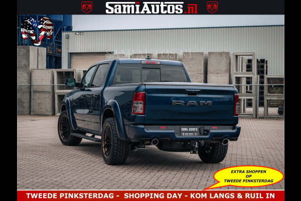 Dodge Ram SPORT | 5.7 V8 4x4 HEMI | PANORAMA DAK | GROOTSCHERM 12 INCH | LPG | Patriot Blue CREW CAB | DUBBELE CABINE | 5 PERSOONS | DC | VOORRAAD NR 2555 - 3325