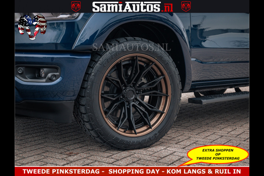 Dodge Ram SPORT | 5.7 V8 4x4 HEMI | PANORAMA DAK | GROOTSCHERM 12 INCH | LPG | Patriot Blue CREW CAB | DUBBELE CABINE | 5 PERSOONS | DC | VOORRAAD NR 2555 - 3325