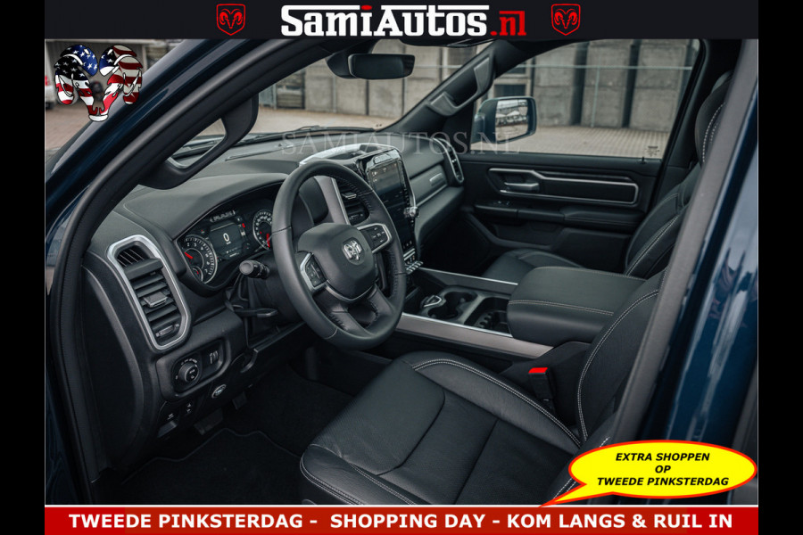 Dodge Ram SPORT | 5.7 V8 4x4 HEMI | PANORAMA DAK | GROOTSCHERM 12 INCH | LPG | Patriot Blue CREW CAB | DUBBELE CABINE | 5 PERSOONS | DC | VOORRAAD NR 2555 - 3325