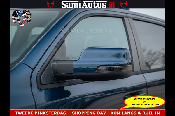 Dodge Ram SPORT | 5.7 V8 4x4 HEMI | PANORAMA DAK | GROOTSCHERM 12 INCH | LPG | Patriot Blue CREW CAB | DUBBELE CABINE | 5 PERSOONS | DC | VOORRAAD NR 2555 - 3325