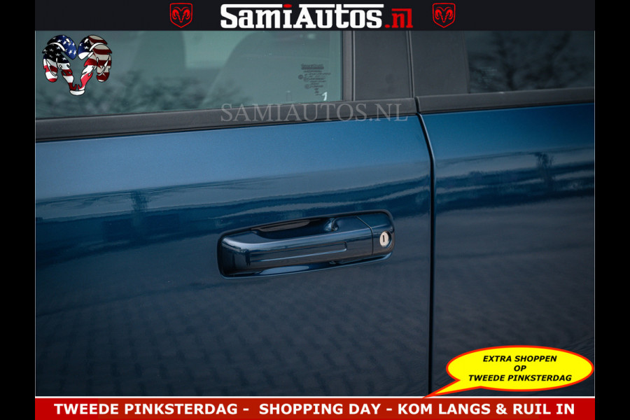 Dodge Ram SPORT | 5.7 V8 4x4 HEMI | PANORAMA DAK | GROOTSCHERM 12 INCH | LPG | Patriot Blue CREW CAB | DUBBELE CABINE | 5 PERSOONS | DC | VOORRAAD NR 2555 - 3325
