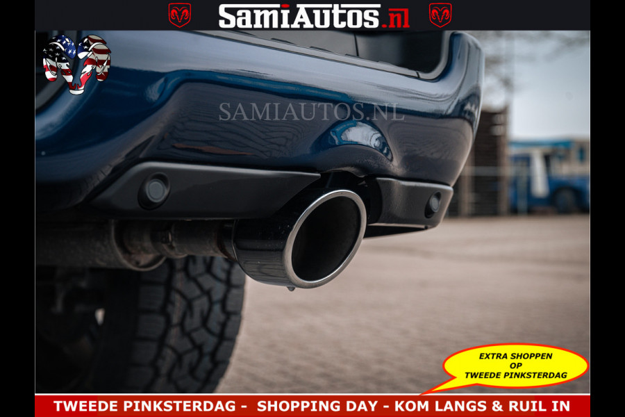 Dodge Ram SPORT | 5.7 V8 4x4 HEMI | PANORAMA DAK | GROOTSCHERM 12 INCH | LPG | Patriot Blue CREW CAB | DUBBELE CABINE | 5 PERSOONS | DC | VOORRAAD NR 2555 - 3325