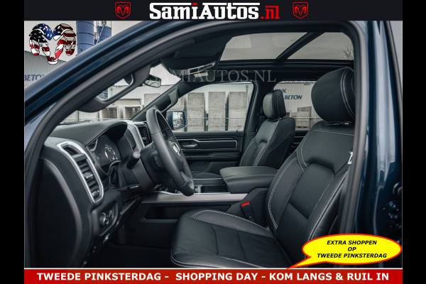 Dodge Ram SPORT | 5.7 V8 4x4 HEMI | PANORAMA DAK | GROOTSCHERM 12 INCH | LPG | Patriot Blue CREW CAB | DUBBELE CABINE | 5 PERSOONS | DC | VOORRAAD NR 2555 - 3325