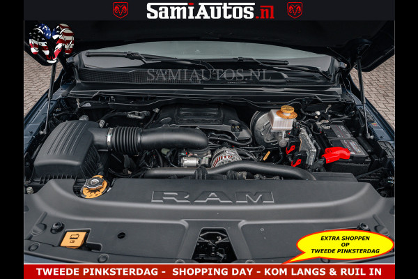 Dodge Ram SPORT | 5.7 V8 4x4 HEMI | PANORAMA DAK | GROOTSCHERM 12 INCH | LPG | Patriot Blue CREW CAB | DUBBELE CABINE | 5 PERSOONS | DC | VOORRAAD NR 2555 - 3325