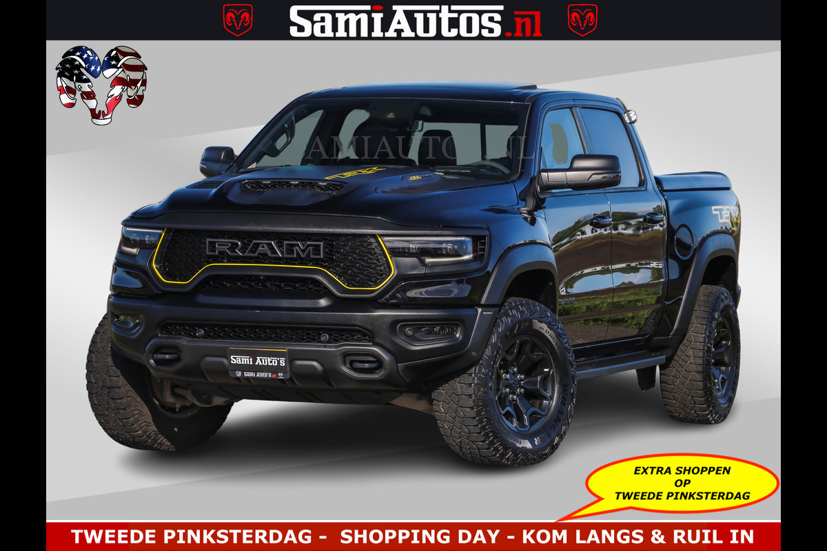 Dodge Ram TRX BLACK OPS HELLCAT | 6.2 V8 712PK SUPERCHARGER | FULLY LOADED | CARBON | BLACK ON BLACK | CREW CAB | DUBBELE CABINE | 5 PERSOONS |